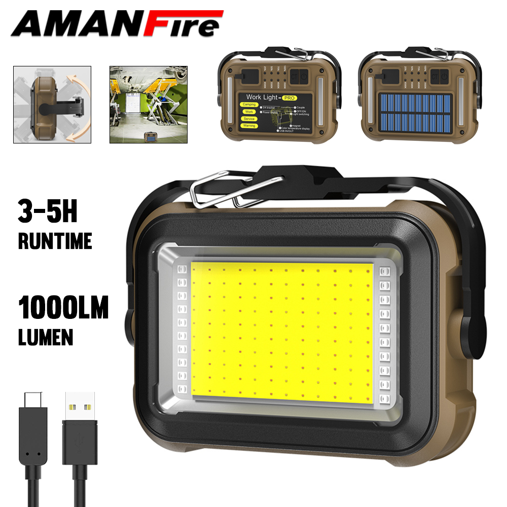 Renewable Energy Kits - Amanfire TZD-03 Luz de trabajo 1000LM
