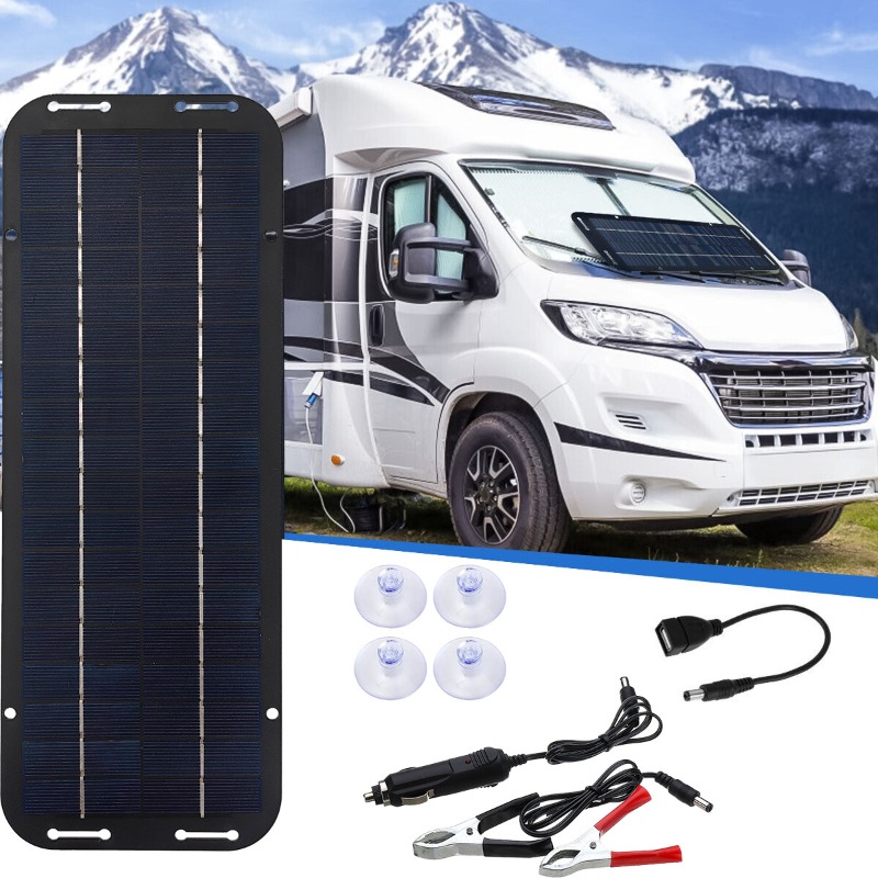 Kit de Panel Solar de 12V, Car - Renewable Energy Kits reseña y precio