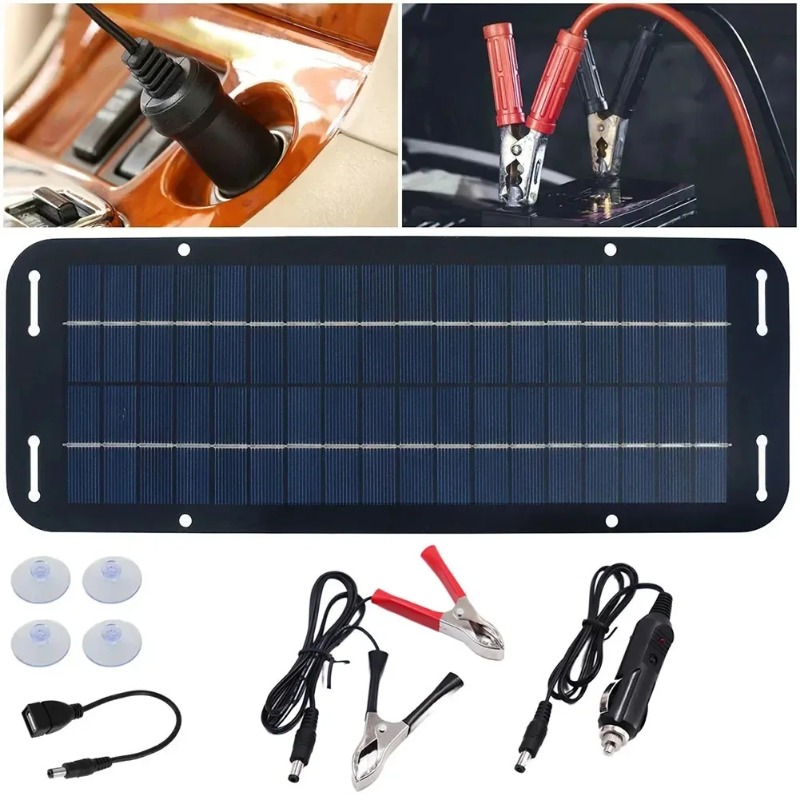 Kit de Panel Solar de 12V, Car - Renewable Energy Kits reseña y precio