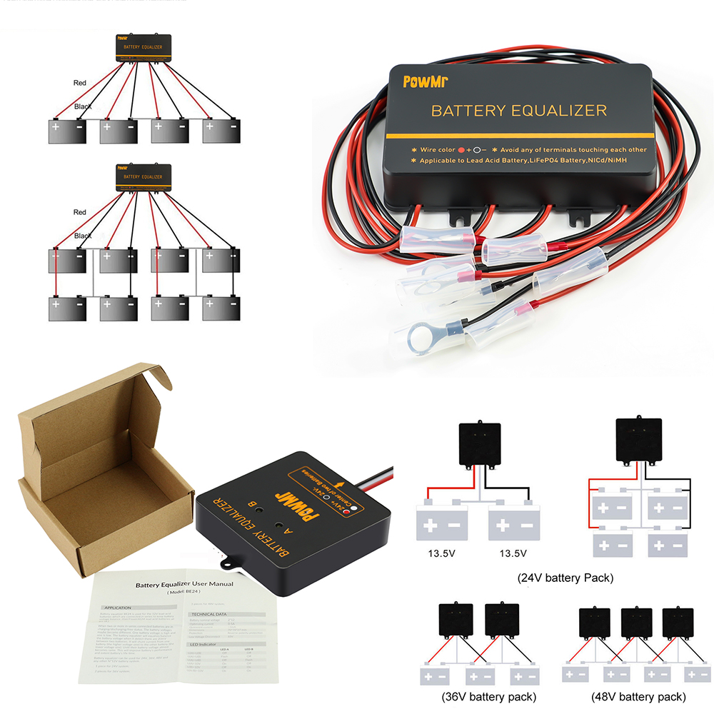 Ecualizador de Baterías PowMr  - Renewable Energy Kits reseña y precio