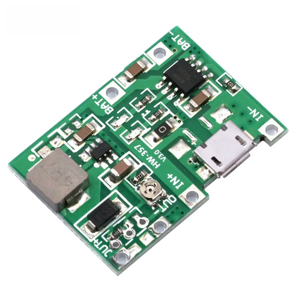 Placa Cargadora 18650 TP4056 y - Renewable Energy Project reseña y precio