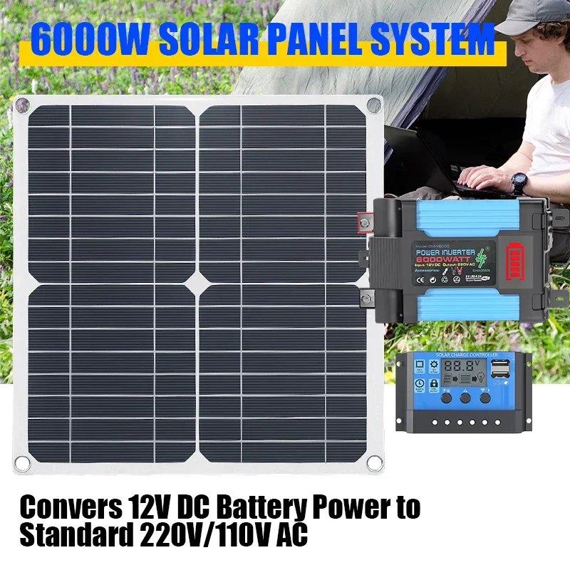Kit solar de 6000W equipado co - Renewable Energy Kits reseña y precio