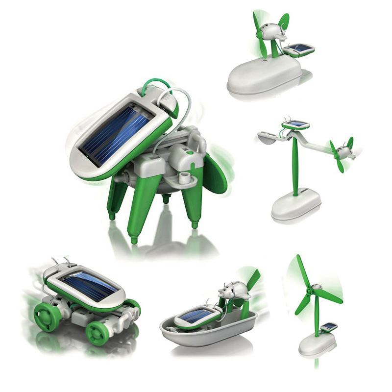Kit de Robot Solar 6 en 1, Jug - Renewable Energy Kits reseña y precio